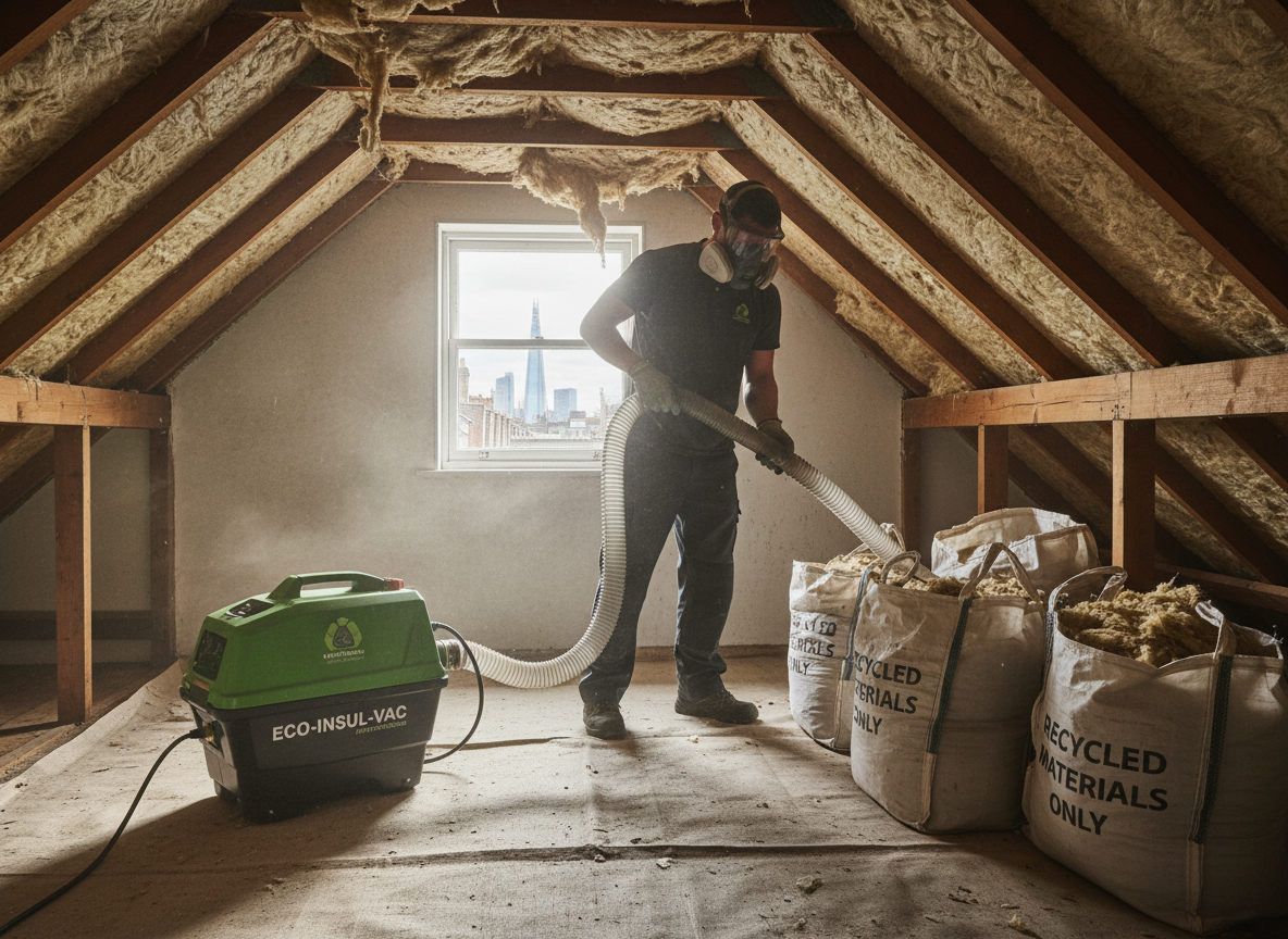 Environmentally Friendly Insulation Removal in London, Greater London