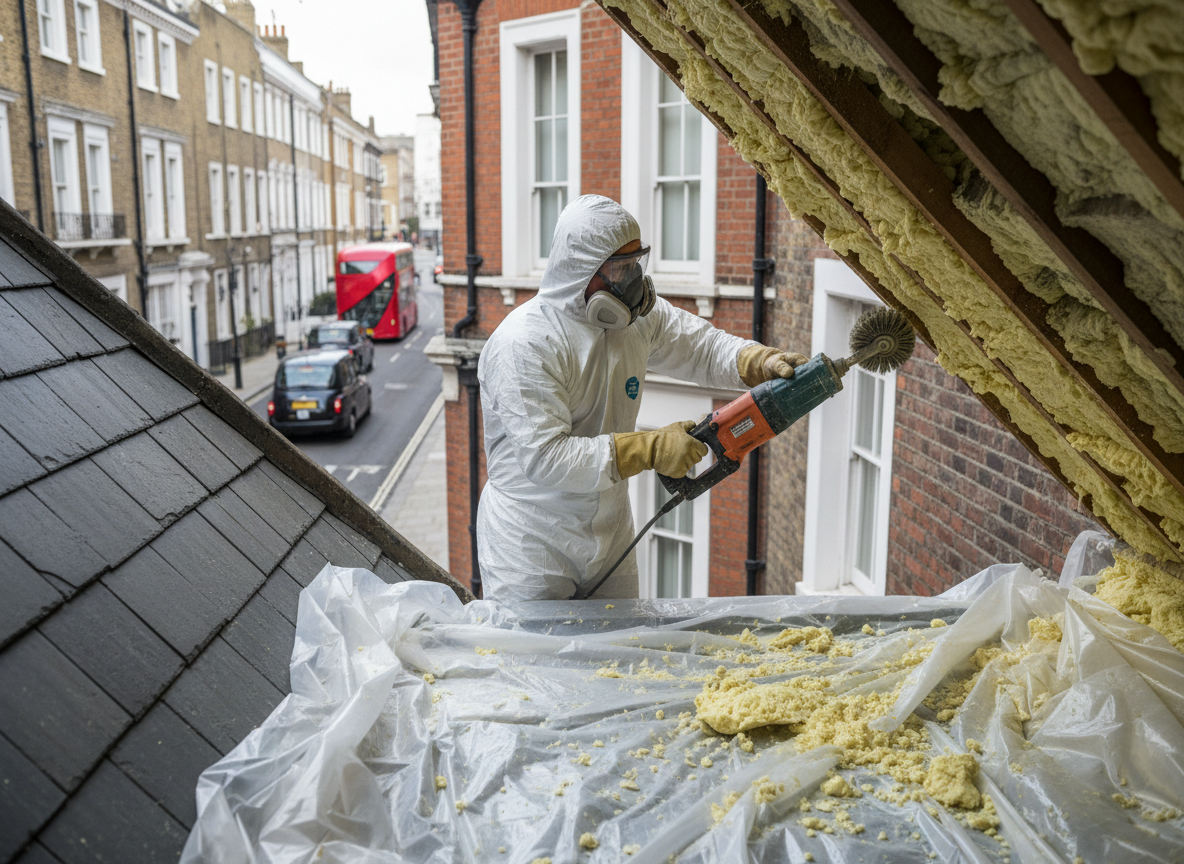 Mortgage Lender Spray Foam Removal in London, Greater London